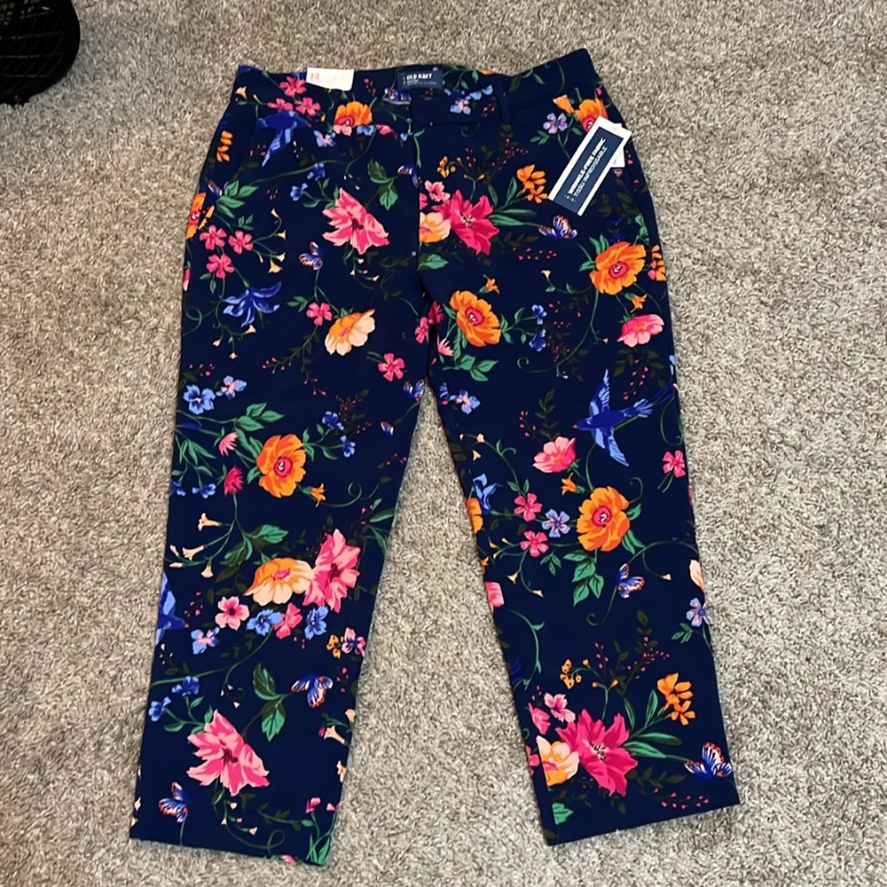 OLD NAVY | Mid-Rise Harper Full-Length Pants for Women